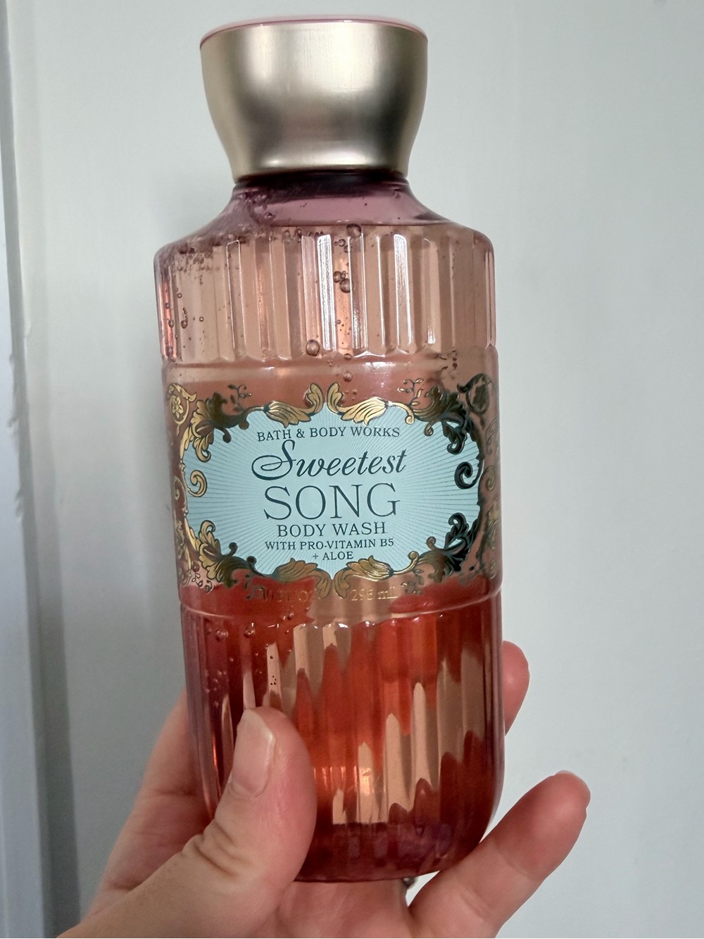 Bath & Body Works Sweetest Song Pink and Gold Body Wash
